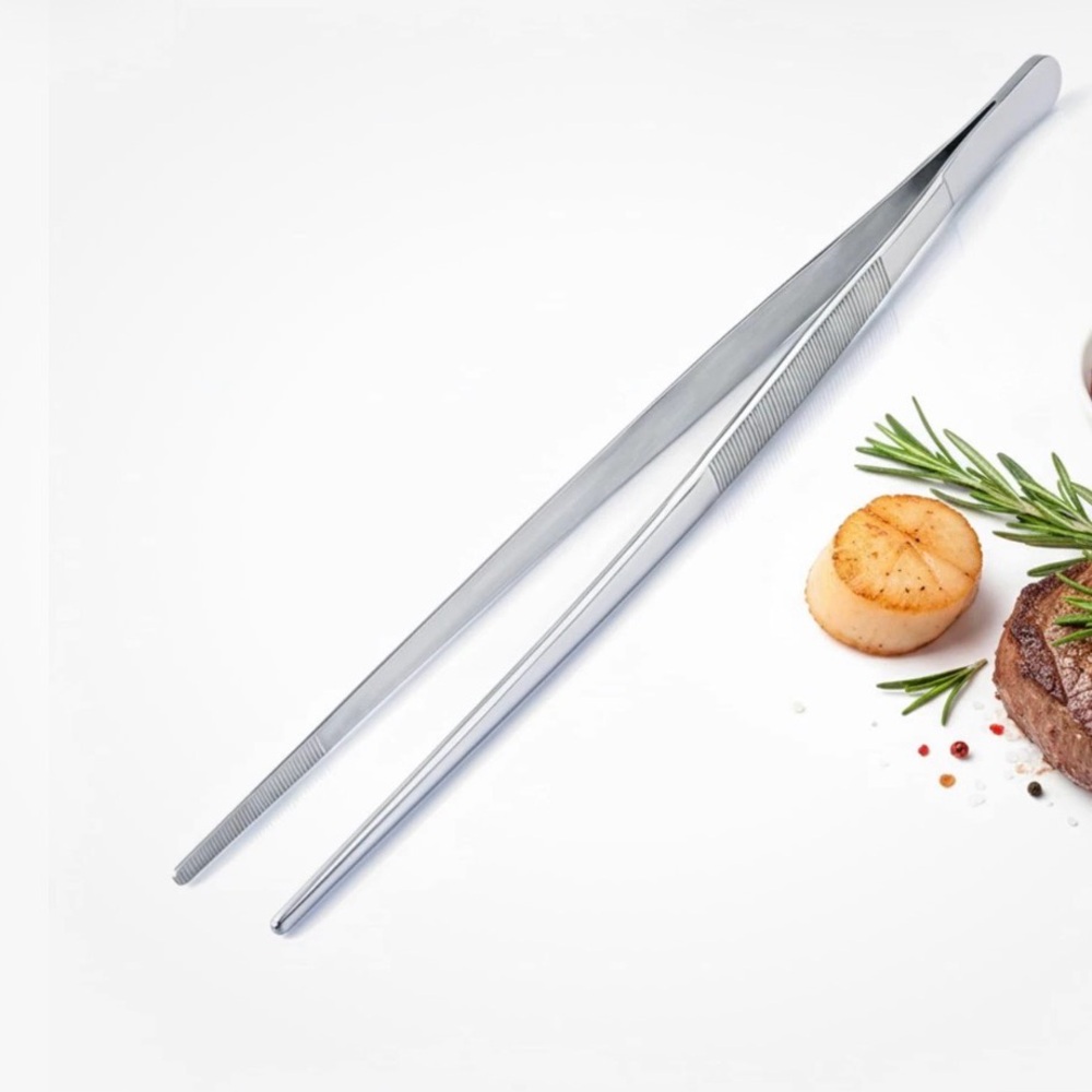 BRAND NEW IN BOX/PACKAGING Stainless Steel Kitchen Tweezer 12”